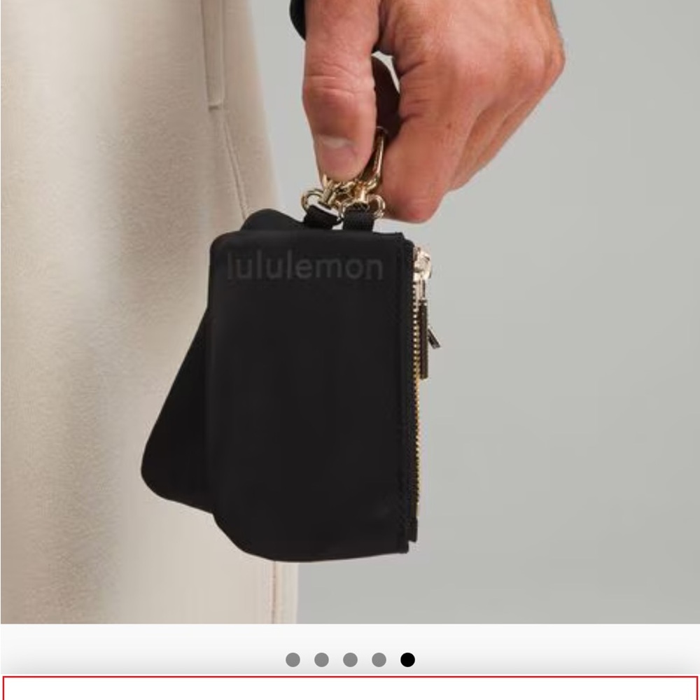 lululemon athletica Black Key & Card Holder